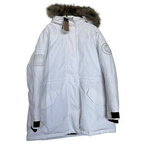 $700 North Face Women’s Expedition Mcmurdo 700 Down Parka‎ Jacket Size XXL White